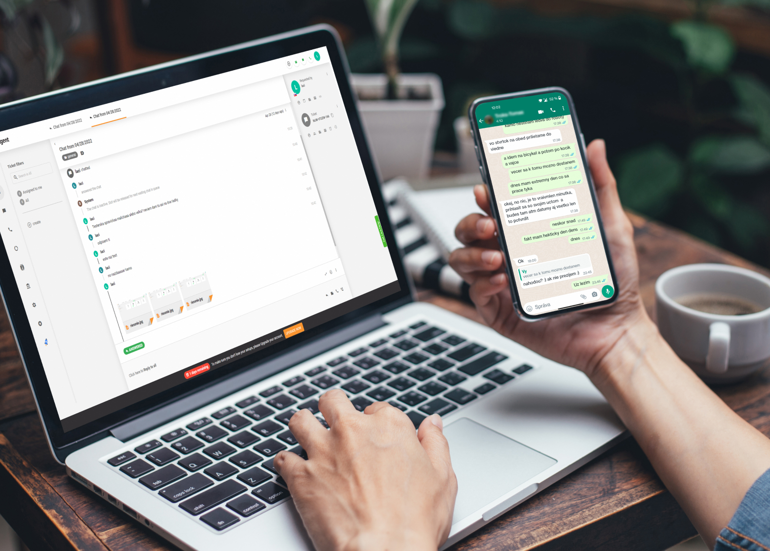 Πως ο Τμήμα Εξυπηρέτησης Πελατών του LiveAgent χρησιμοποιεί το WhatsApp.