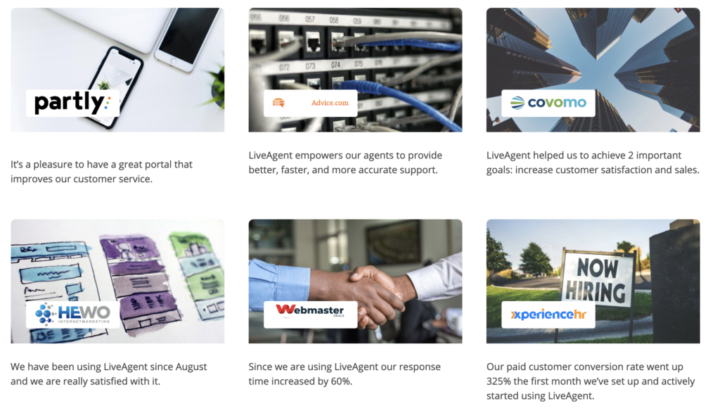 Μελέτες περιπτώσεων LiveAgent