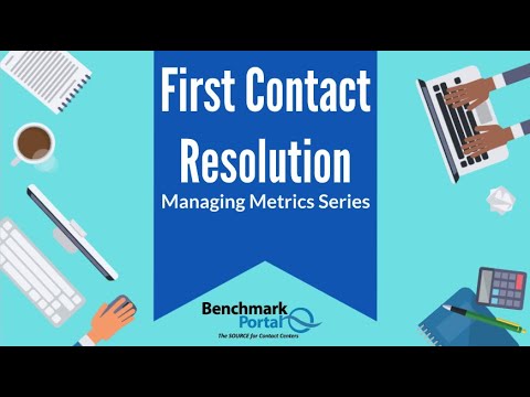 Youtube video: First Contact Resolution | Managing Metrics