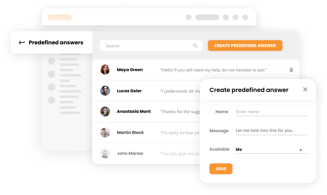 Προκαθορισμένες απαντήσεις στο λογισμικό ικανοποίησης πελατών - LiveAgent