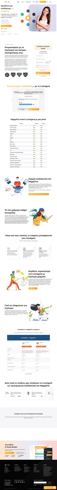 Το LiveAgent είναι μια εξαιρετική εναλλακτική λύση για το HappyFox. Το LiveAgent διαθέτει ανταγωνιστικές τιμές, πληθώρα λειτουργιών και ενσωματωμένων λειτουργιών υπηρεσίας βοήθειας. Δοκιμάστε το μόνοι σας.