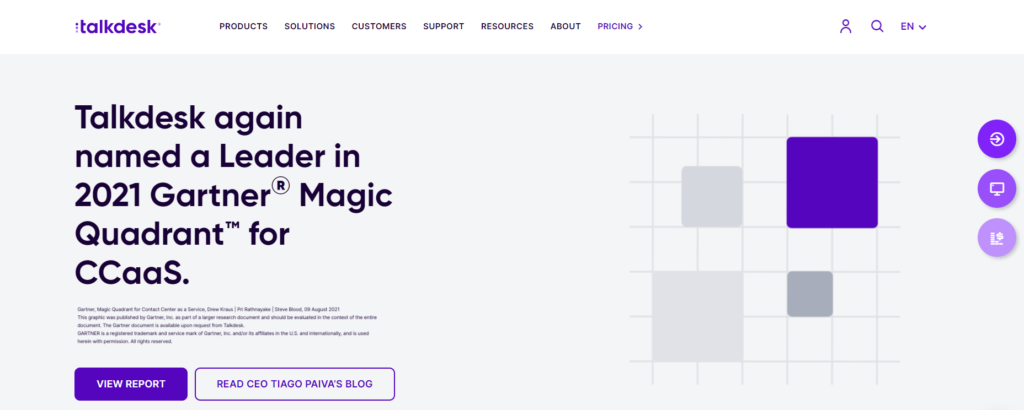 Αρχική σελίδα Talkdesk