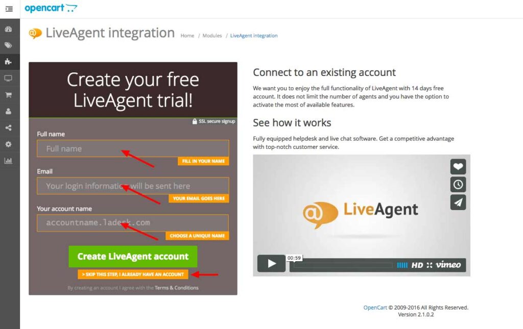 opencart_liveagent-integration5 opencart LiveAgent ενσωμάτωση