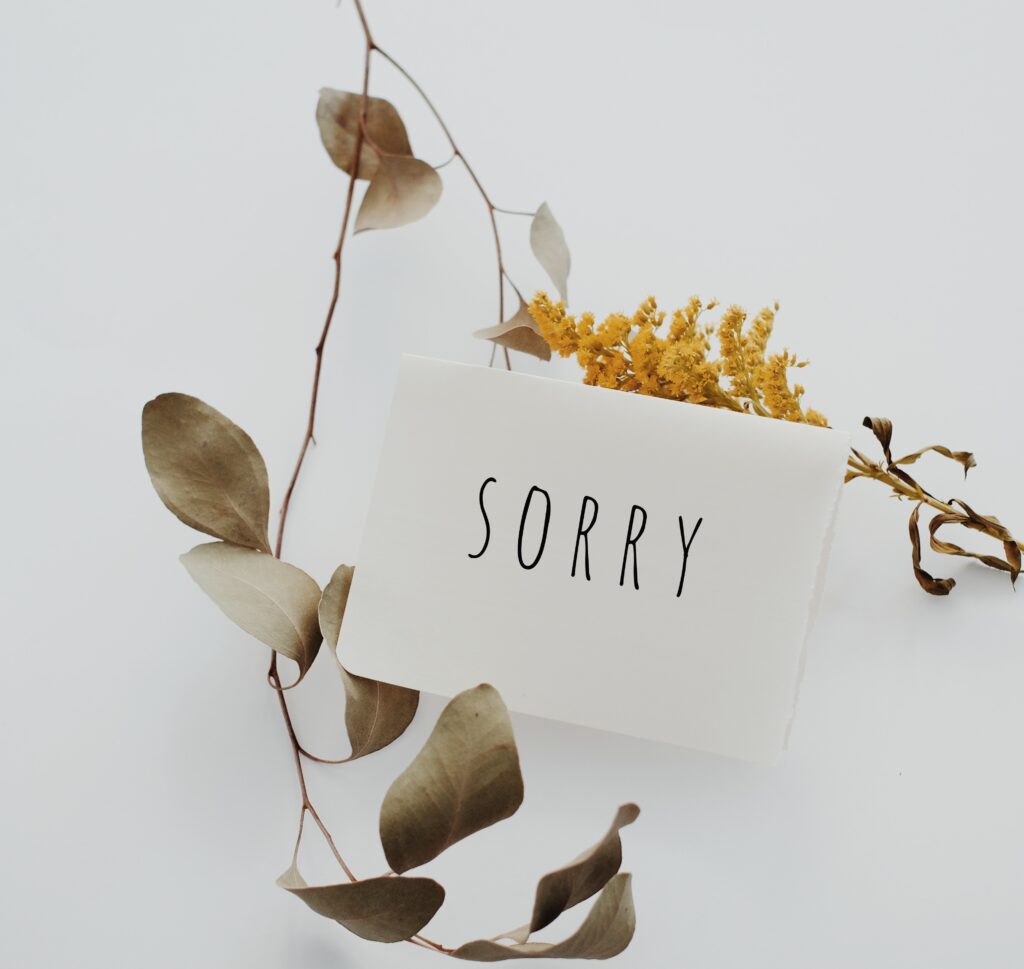 φάκελος συγγνώμης