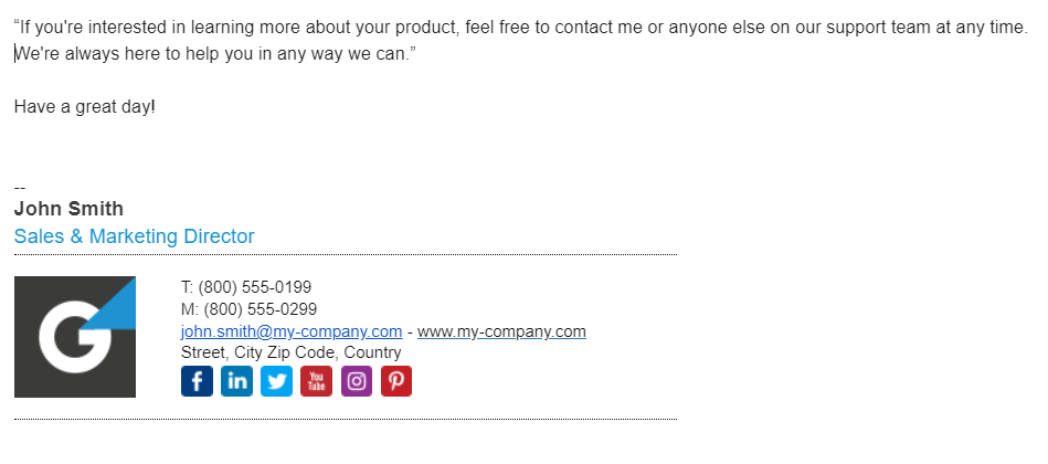 υπογραφή email 