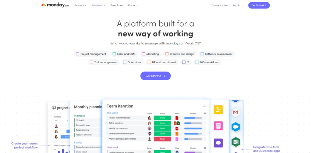Αρχική σελίδα Monday.com